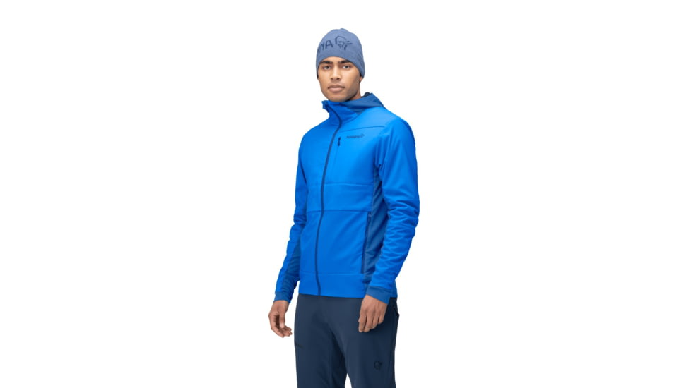 Norrona Falketind Alpha90 Insulated Zip Hood - Mens, Skydiver, Large, 1803-23-2336-L