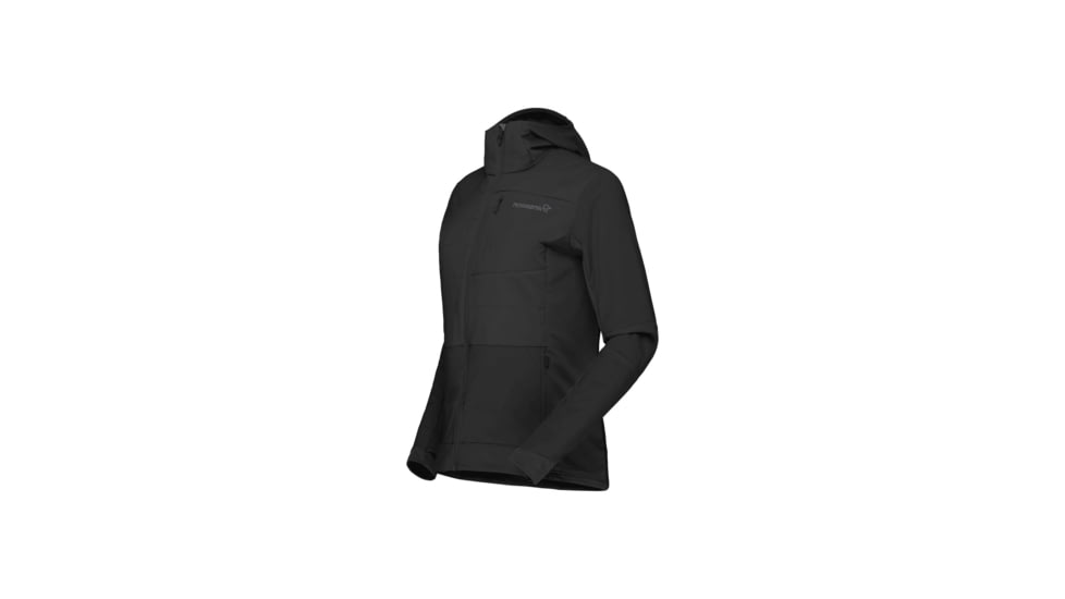 Norrona Falketind Alpha90 Insulated Zip Hood - Womens, Caviar, Small, 1807-23-7718-S