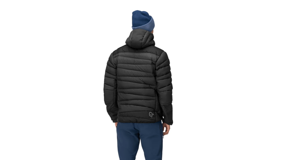 Norrona Falketind Down 750 Hooded Jacket - Mens, Caviar, Small, 1833-20-7718-S