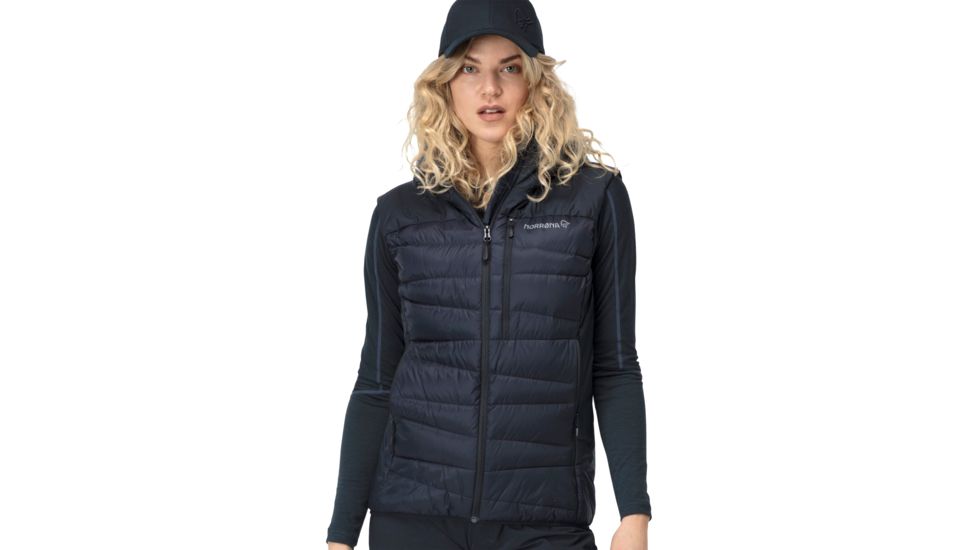 Norrona Falketind Down Vest - Womens, Caviar, Large, 1882-17-7718-L