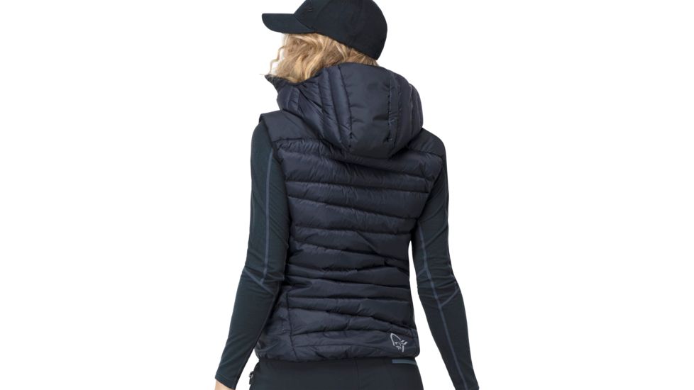 Norrona Falketind Down Vest - Womens, Caviar, Large, 1882-17-7718-L