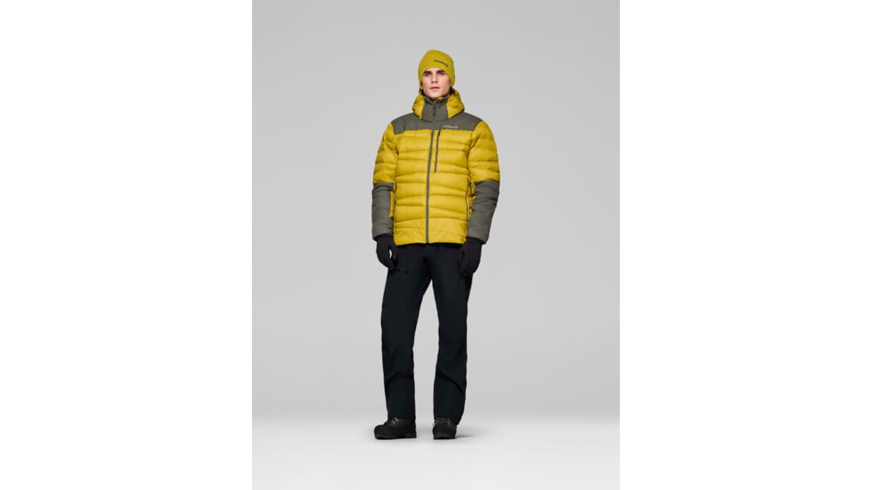 Norrona Falketind Down750 Zip Hood - Mens, Golden Palm, Medium, 1833-20-5502-M