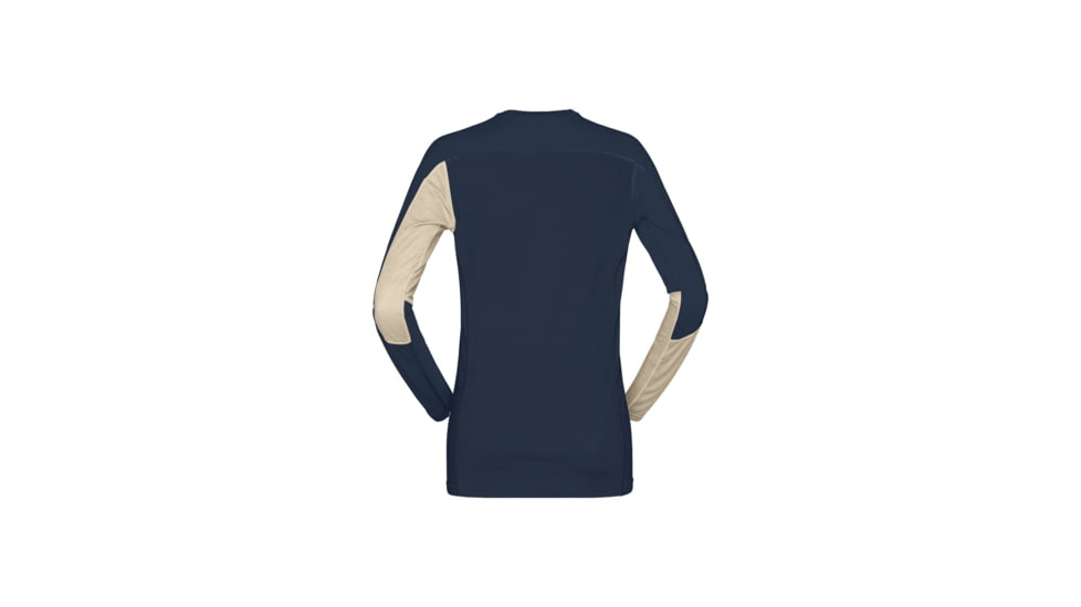 Norrona Falketind Equaliser Merino Round Neck Shirt - Womens, Pure Cashmere, Small, 1822-22-9001-S