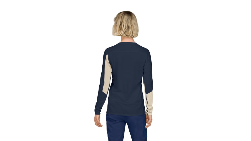 Norrona Falketind Equaliser Merino Round Neck Shirt - Womens, Pure Cashmere, Small, 1822-22-9001-S