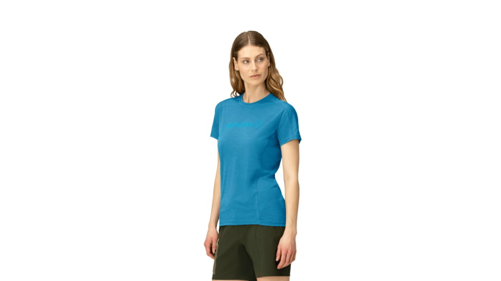 Norrona Falketind Equaliser Merino T-Shirt - Womens, Hawaiian surf, Medium, 1823-22-6610-M
