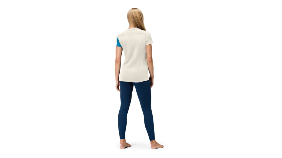 Norrona Falketind Equaliser Merino T-Shirt - Womens, Hawaiian Surf/Snowdrop, Small, 1823-22 6633 S