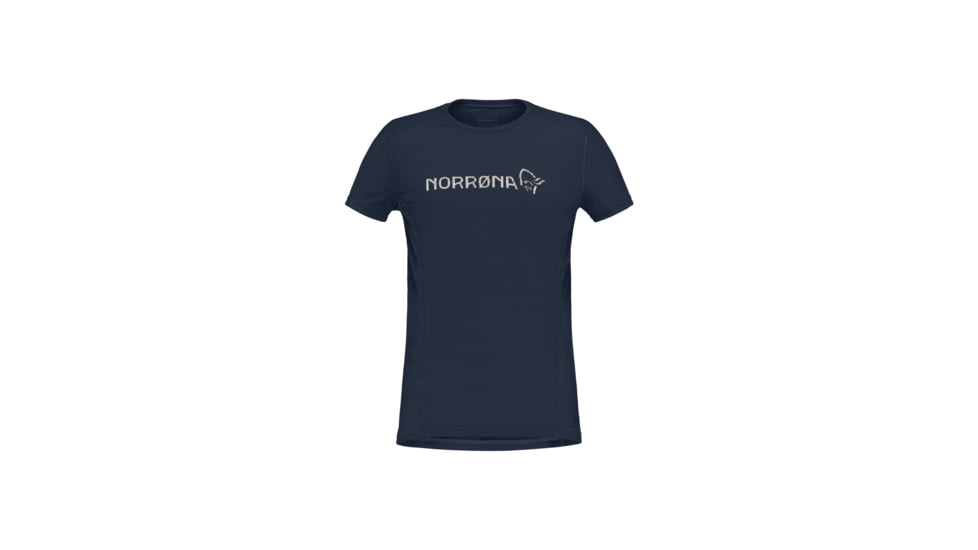 Norrona Falketind Equaliser Merino T-Shirt - Womens, Indigo Night, Large, 1823-22-2295-L