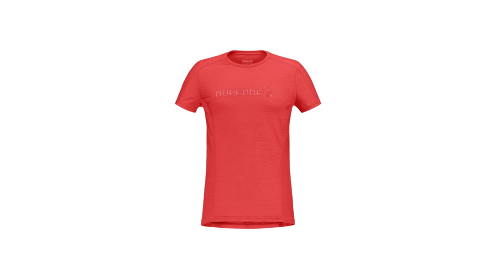 Norrona Falketind Equaliser Merino T-Shirt - Womens, Paprika, Small, 1823-22-1107-S