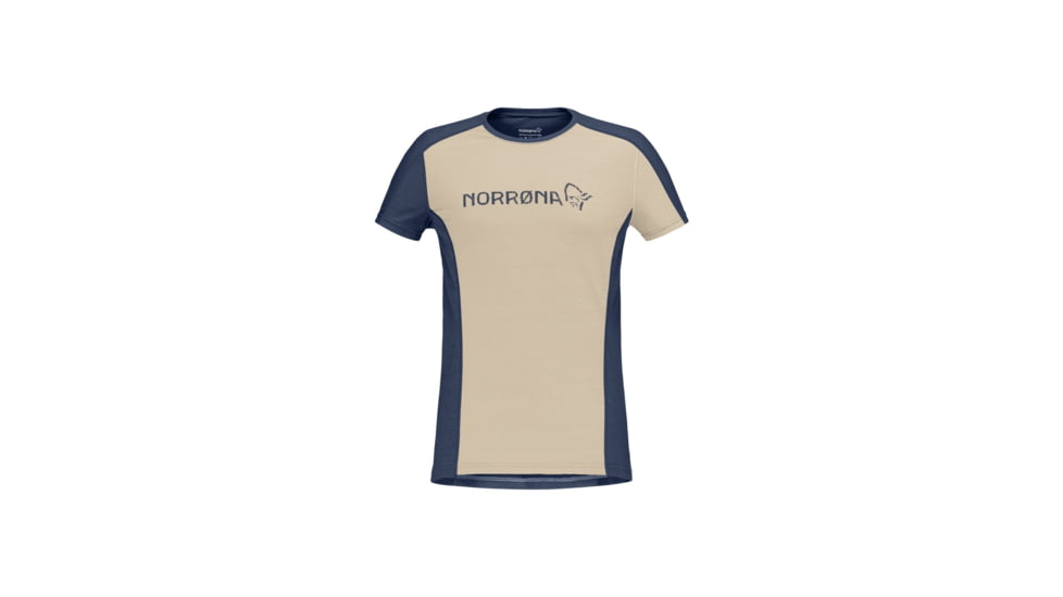 Norrona Falketind Equaliser Merino T-Shirt - Womens, Pure Cashmere, Medium, 1823-22-9001-M