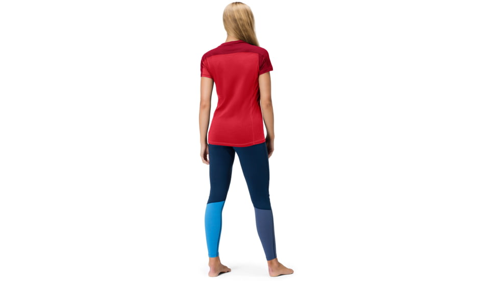 Norrona Falketind Equaliser Merino T-Shirt - Womens, True Red/Jester Red, Small, 7042698472670