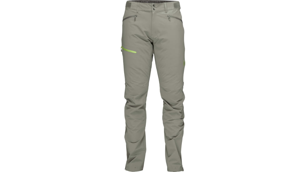 Norrona Falketind Flex1 Pants - Mens, Castor Grey/Foliage, Extra Large, 1810-20-8702-XL