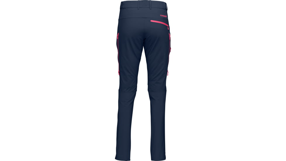 Norrona Falketind Flex1 Pants - Womens, Indigo Night/Honeysuckle, Extra Small, 1861-20-2006-XS