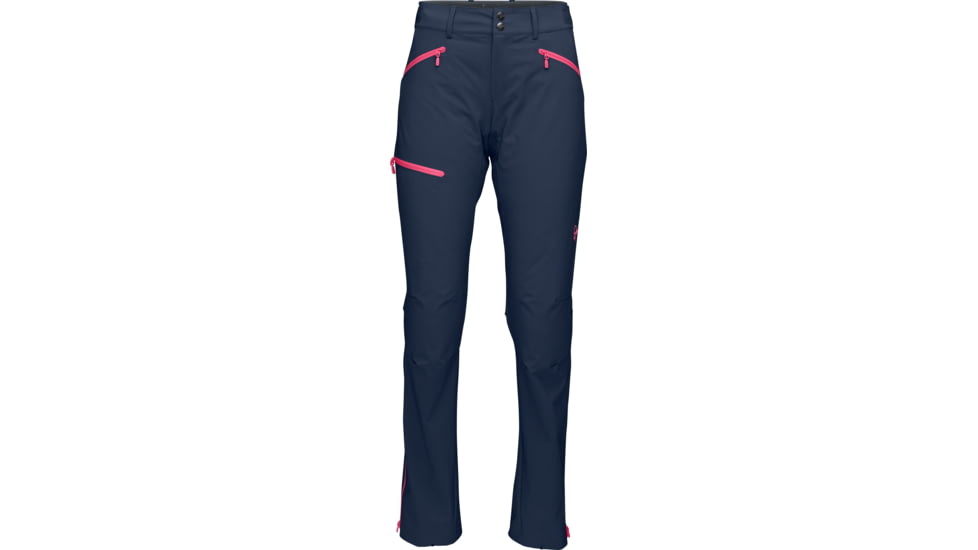 Norrona Falketind Flex1 Pants - Womens, Indigo Night/Honeysuckle, Extra Small, 1861-20-2006-XS