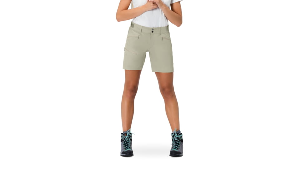 Norrona Falketind Flex1 Shorts - Womens, Sandstone, Small, 7042698431646