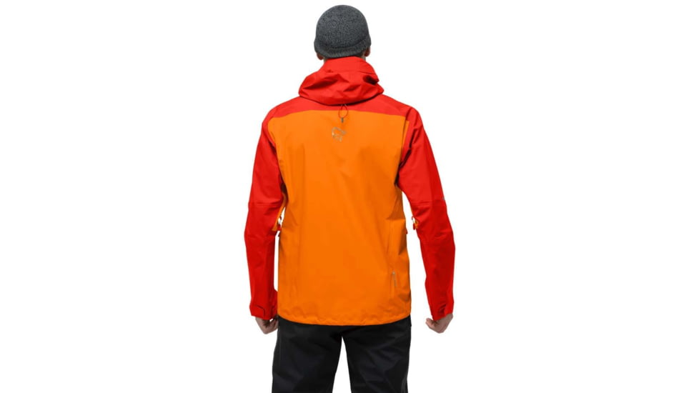 Norrona Falketind Gore-Tex Jacket - Men's, Arednalin/Orange Popsicle, Large, 1802-21-5639-L