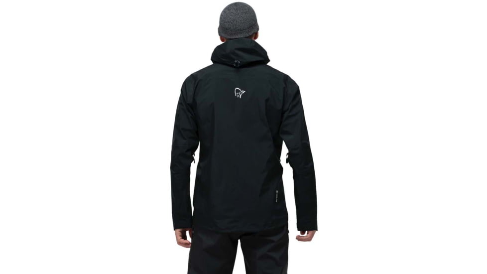 Norrona Mens falketind Gore-Tex Jacket - Men's, Caviar Black, Medium, 1802-21 7718 M