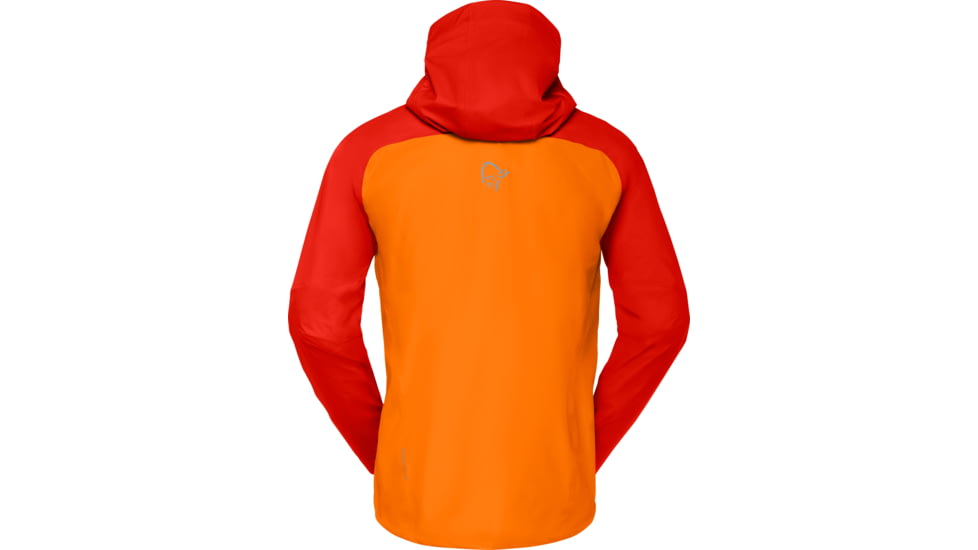 Norrona Falketind Gore-Tex Jacket - Mens, Arednalin/Orange Popsicle, Large, 1802-21-5639-L