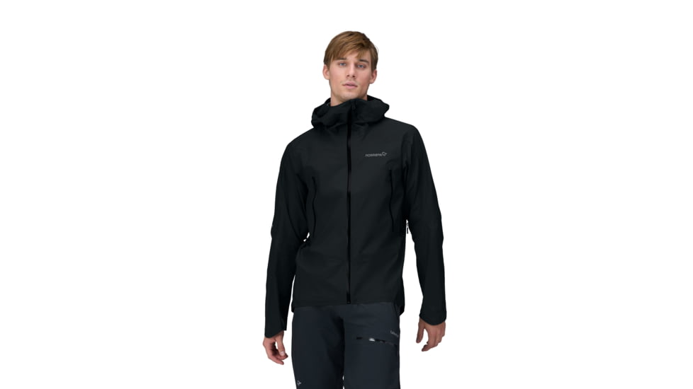 Norrona Falketind Gore-Tex Jacket - Mens, Caviar, Extra Large, 1834-24-7718-XL