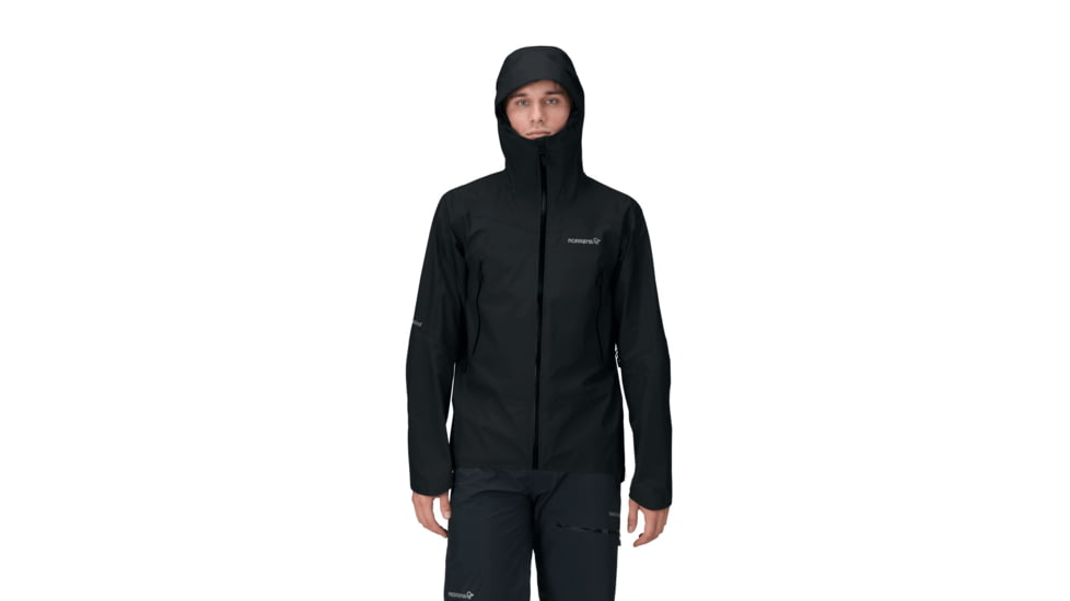 Norrona Falketind Gore-Tex Jacket - Mens, Caviar, Extra Large, 1834-24-7718-XL