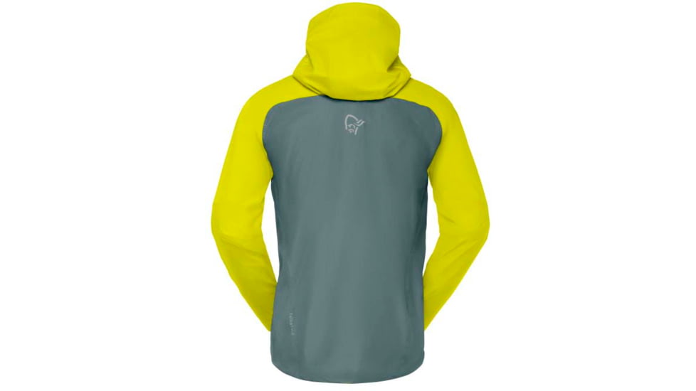 Norrona Falketind Gore-Tex Jacket - Mens, Sulphur Spring/North Atlantic, Large, 1802-21-3337-L