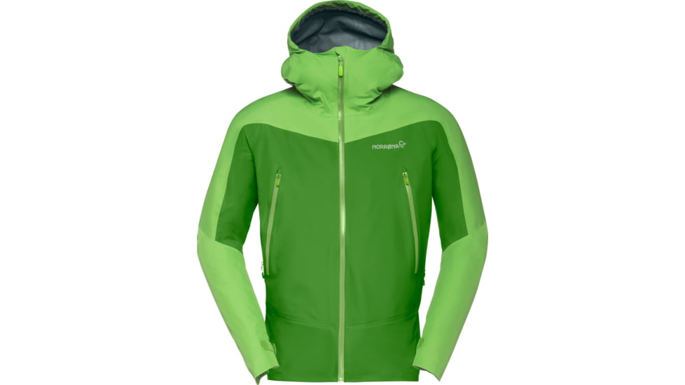 Norrona Falketind Gore-Tex Jacket - Mens, Treetop/Foliage, Small, 1802-21-3902-S