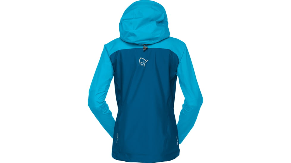 Norrona Falketind Gore-Tex Jacket - Womens, Aquarius/Mykonos Blue, Medium, 1804-21-2380-M