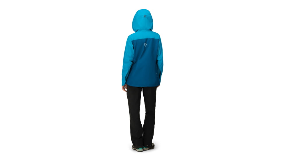 Norrona Falketind Gore-Tex Jacket - Womens, Aquarius/Mykonos Blue, Medium, 1804-21-2380-M