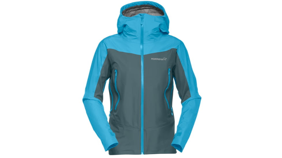 Norrona Falketind Gore-Tex Jacket - Women's, Medium, Aquarius/North Atlantic, 7042698461056