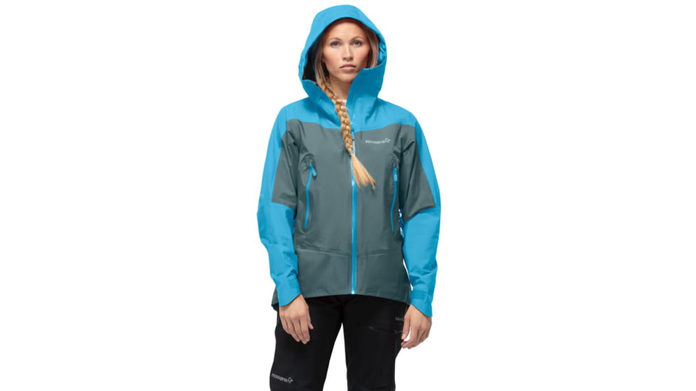 Norrona Falketind Gore-Tex Jacket - Women's, Medium, Aquarius/North Atlantic, 7042698461056