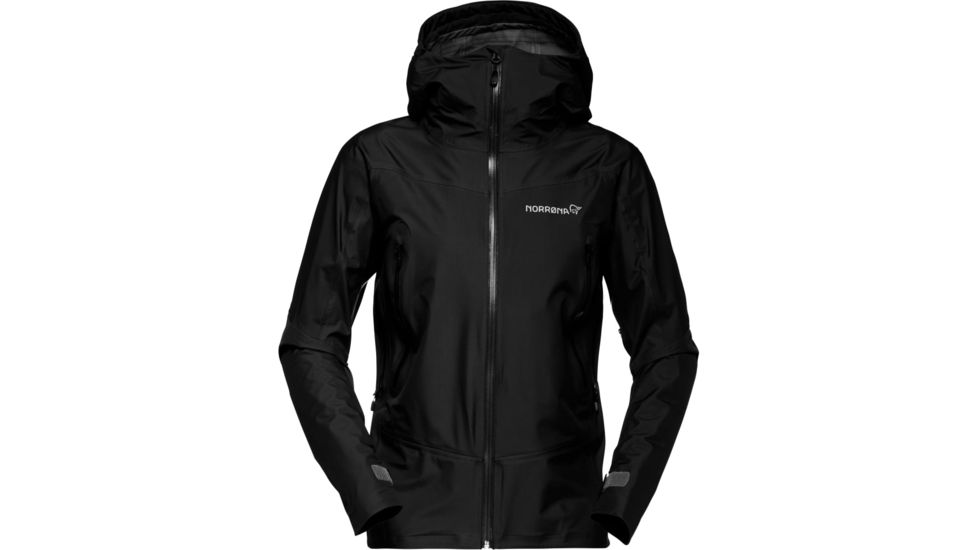 Norrona Falketind Gore-Tex Jacket - Womens, Caviar, Large, 1831-17-7718-L