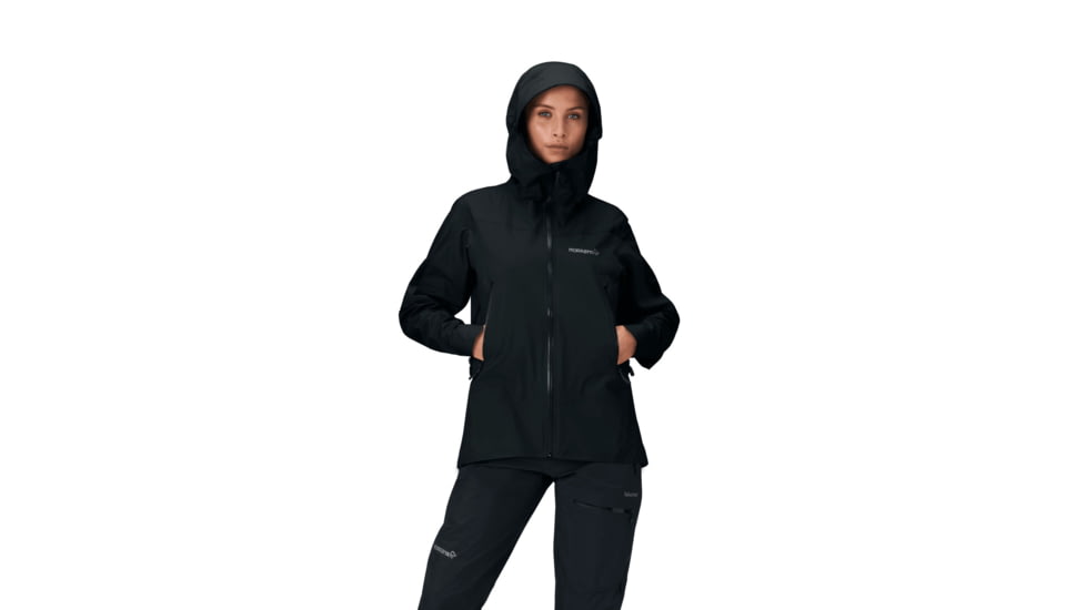 Norrona Falketind Gore-Tex Jacket - Womens, Caviar, Medium, 1838-24-7718-M