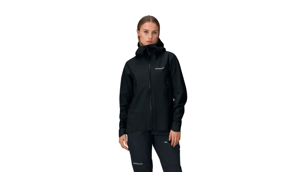 Norrona Falketind Gore-Tex Jacket - Womens, Caviar, Medium, 1838-24-7718-M