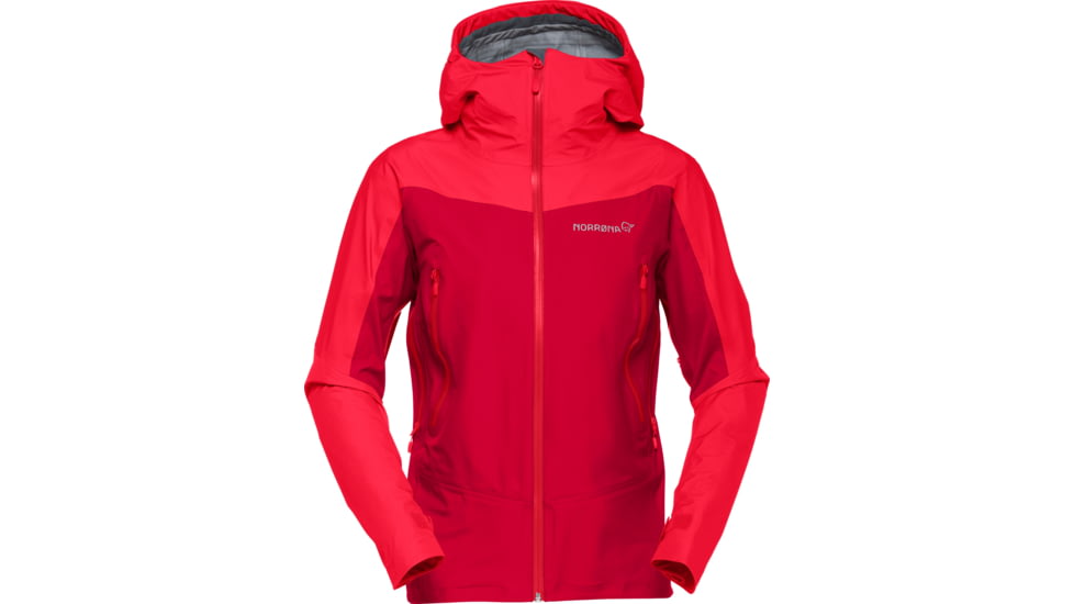 Norrona Falketind Gore-Tex Jacket - Women's, Large, Jester Red/True Red, 1804-21 1132 L