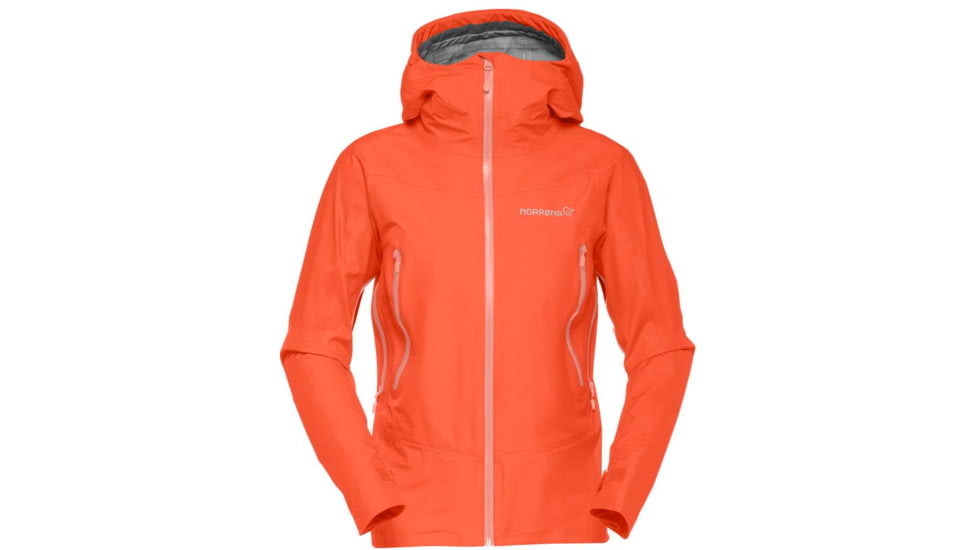 Norrona Falketind Gore-Tex Jacket - Women's, Large, Orange Alert, 1804-21 5620 L
