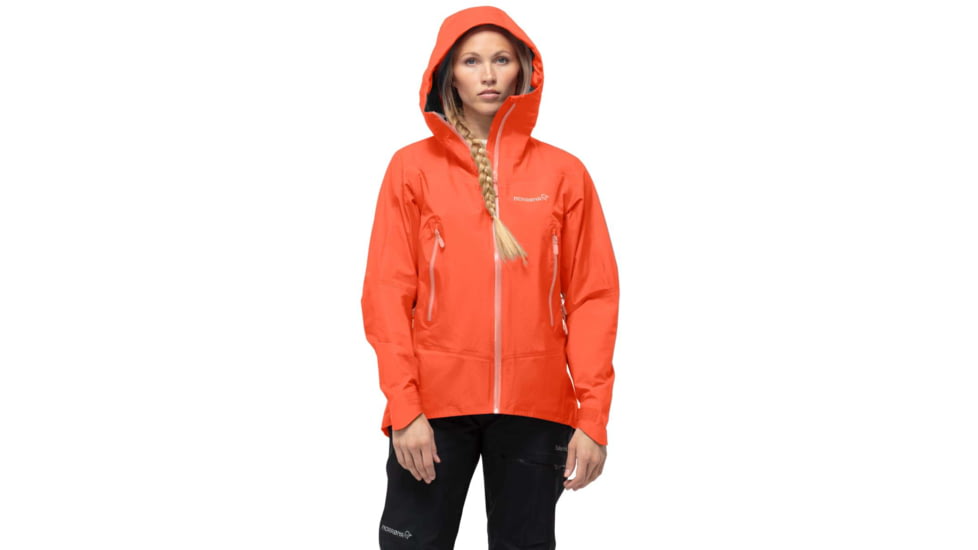 Norrona Falketind Gore-Tex Jacket - Women's, Large, Orange Alert, 1804-21 5620 L