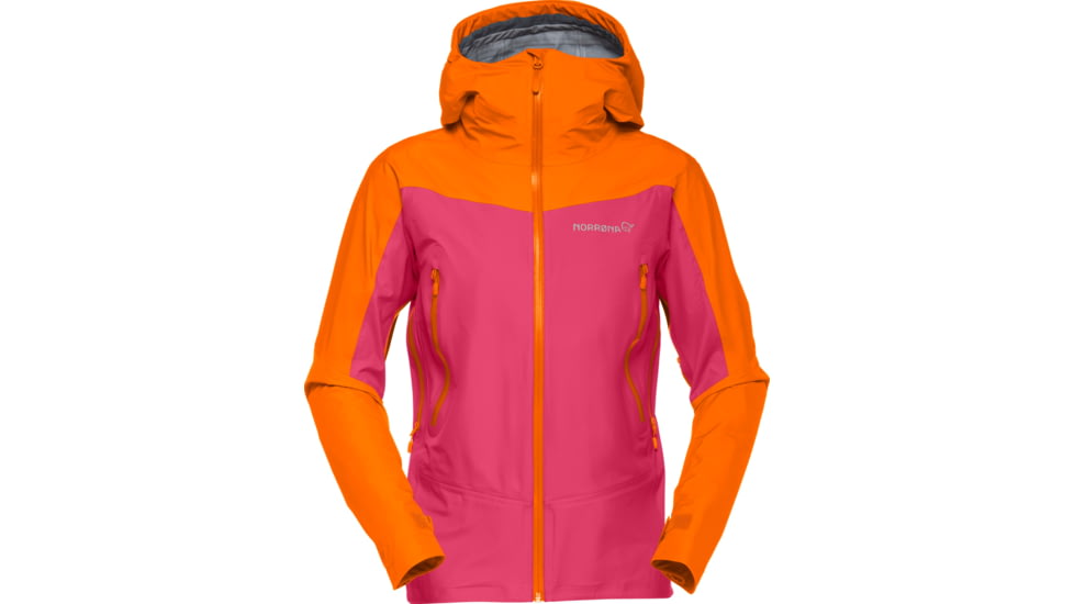 Norrona Falketind Gore-Tex Jacket - Women's, Small, Orange Popsicle/Honeysuckle, 7042698444028