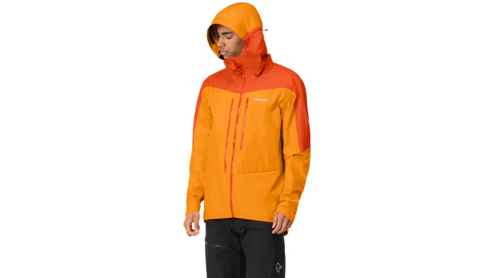 Norrona Falketind Gore-Tex Paclite Jacket - Mens, Arednalin/Orange Popsicle, 2XL, 7042698454737