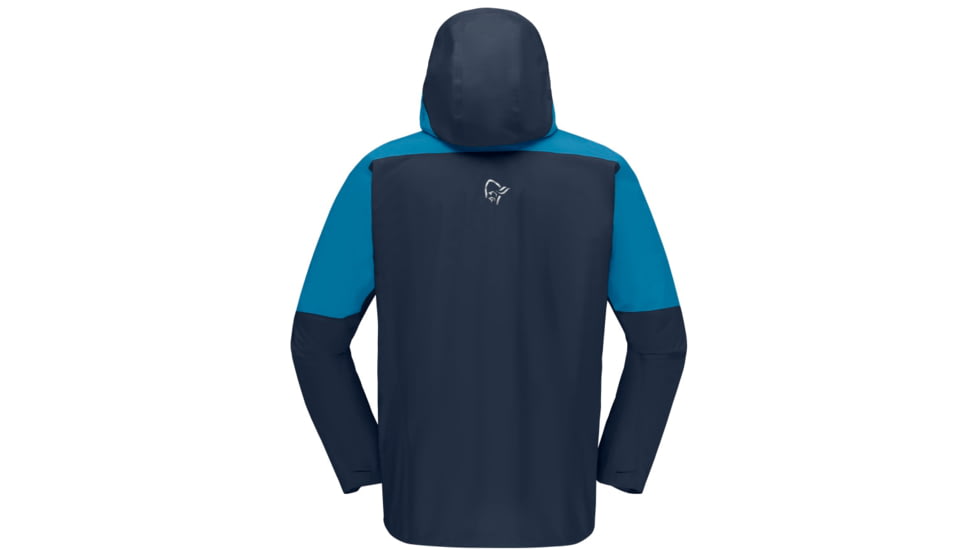 Norrona Falketind Gore-Tex Paclite Jacket - Mens, Hawaiian surf/Indigo Night, Medium, 7042698454751