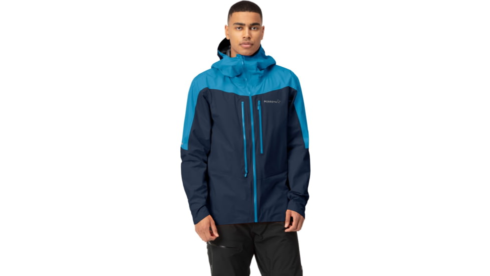 Norrona Falketind Gore-Tex Paclite Jacket - Men's, Hawaiian Surf/Indigo Night, Medium, 1812-22 6609 M