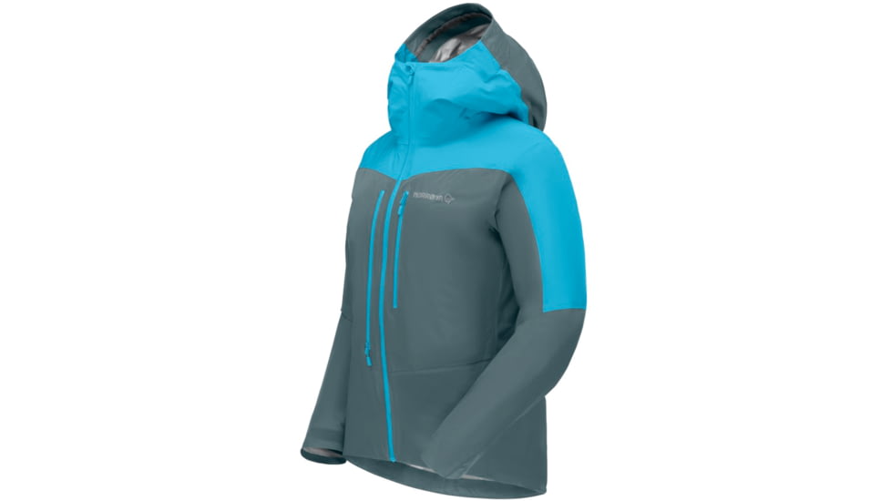 Norrona Falketind Gore-Tex Paclite Jacket - Womens, Aquarius/North Atlantic, Medium, 7042698454904