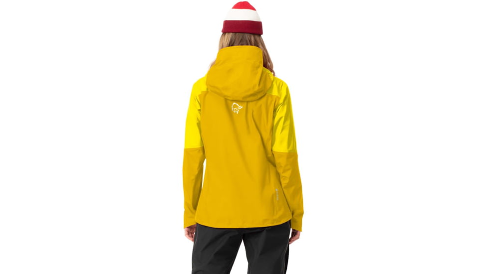 Norrona Falketind Gore-Tex Paclite Jacket - Womens, Blazing Yellow/Sulphur, Medium, 1814-22 5655 M