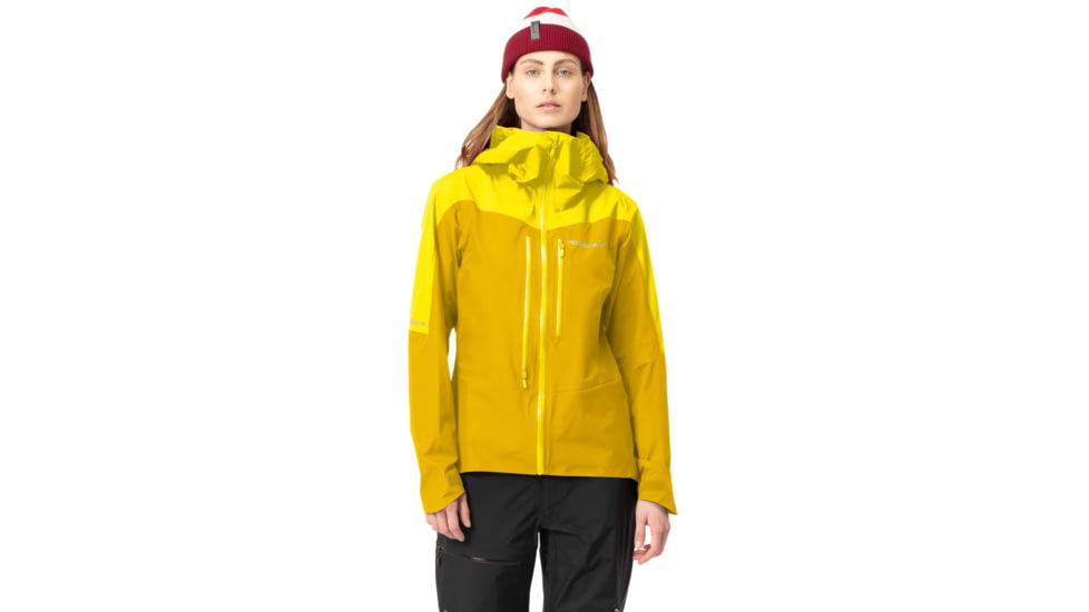 Norrona Falketind Gore-Tex Paclite Jacket - Womens, Blazing Yellow/Sulphur, Medium, 1814-22 5655 M
