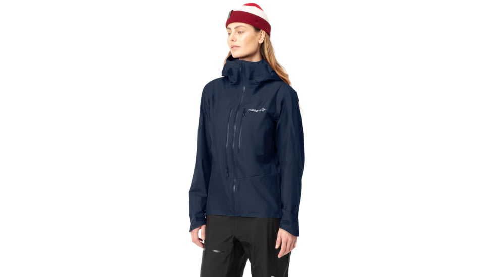 Norrona Falketind Gore-Tex Paclite Jacket - Womens, Indigo Night, Extra Small, 7042698465504