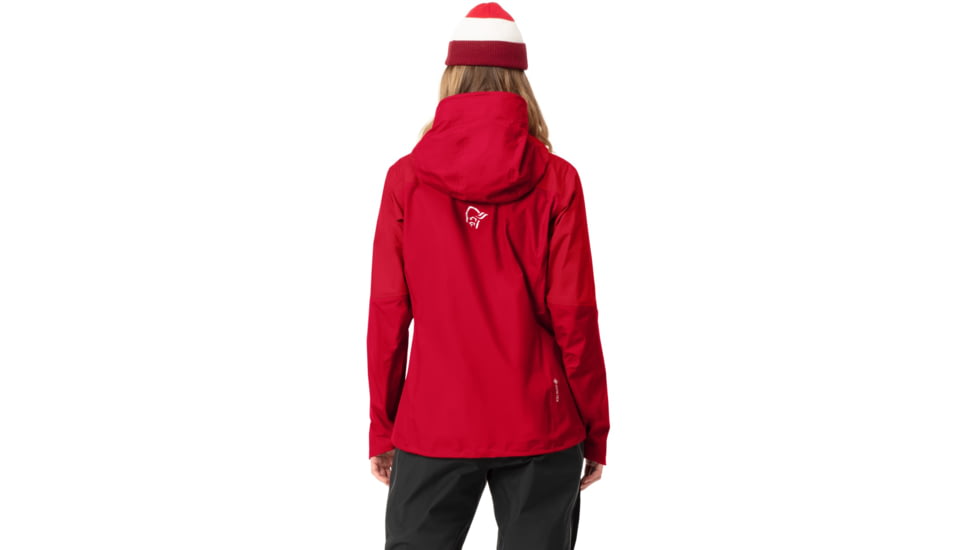 Norrona Falketind Gore-Tex Paclite Jacket - Womens, Jester Red/True Red, Medium, 7042698454850