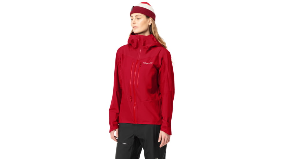 Norrona Falketind Gore-Tex Paclite Jacket - Womens, Jester Red/True Red, Medium, 7042698454850