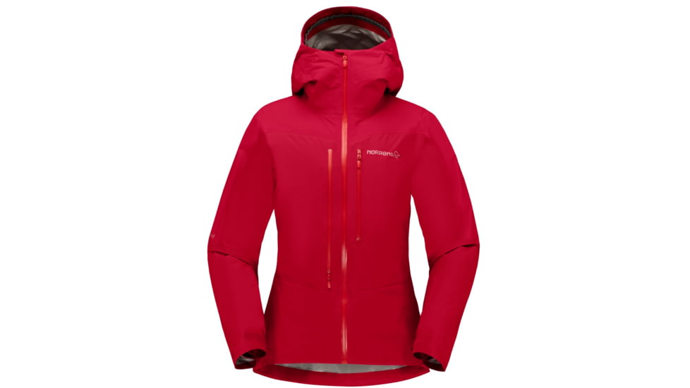 Norrona Falketind Gore-Tex Paclite Jacket - Womens, Jester Red/True Red, Medium, 7042698454850