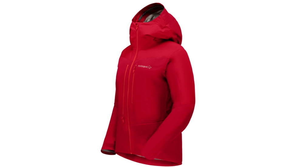 Norrona Falketind Gore-Tex Paclite Jacket - Womens, Jester Red/True Red, Medium, 7042698454850