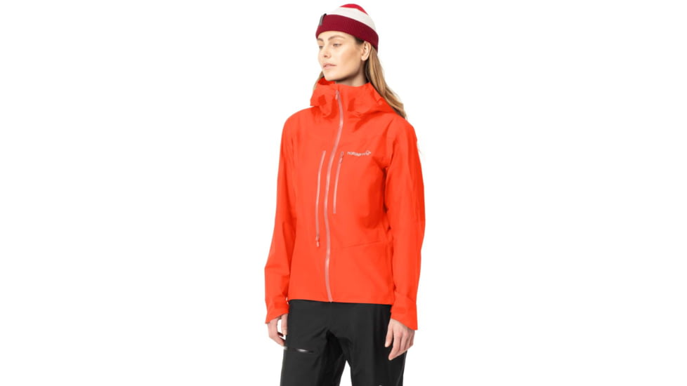 Norrona Falketind Gore-Tex Paclite Jacket - Womens, Orange Alert, Medium, 1814-22 5620 M