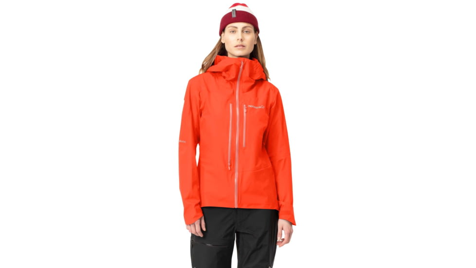 Norrona Falketind Gore-Tex Paclite Jacket - Womens, Orange Alert, Medium, 1814-22 5620 M