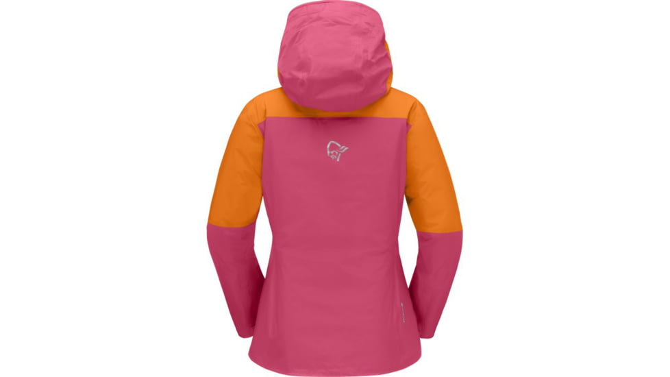 Norrona Falketind Gore-Tex Paclite Jacket - Womens, Orange Popsicle/Honeysuckle, Medium, 7042698454959